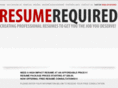 resumerequired.biz
