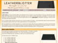 leatherblotter.com