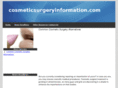 cosmeticsurgeryinformation.com