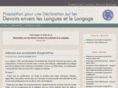 declaration-langues-langage.net