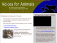 voicesforanimals.org