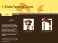 exoticwalkingcanes.com