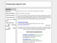 connectionspeedtest.net