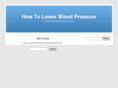 howtolowerbloodpressure.biz