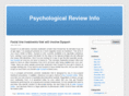 psychologicalreview.info