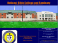 nationalbiblecollegeandseminary.org