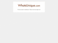 whatsunique.com