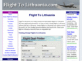 flighttolithuania.com