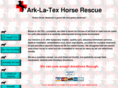 arklatexhorserescue.com