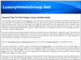 luxuryhotelsgroup.net
