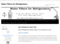 waterfiltersrefrigerators.com