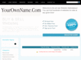 yourownname.com