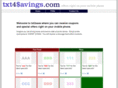 txt4savings.com