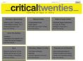 criticaltwenties.in