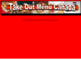 takeoutmenucanada.com