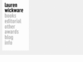 laurenwickware.com