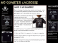 noquarterlacrosse.com