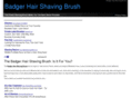 badgerhairshavingbrush.com