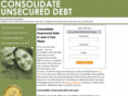 consolidateunsecureddebt.com