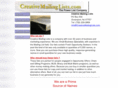 creativemailinglists.com