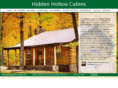 hiddenhollowcabins.com