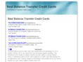 bestbalancetransfercreditcards.net