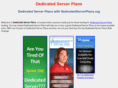 dedicatedserverplans.org