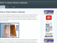 howtocleankitchencabinets.com