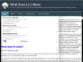 whatdoesllcmean.com