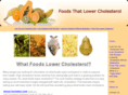 whatfoodslowercholesterol.com