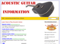 acousticguitarinformation.com