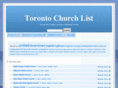 torontochurchlist.com