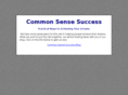 commonsensesuccess.com