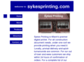 sykesprinting.com