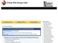cheapwebdesignsindia.com
