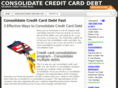 consolidatecreditcarddebtadvise.com