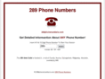 289phonenumbers.com