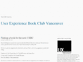 uxbookclubvancouver.com