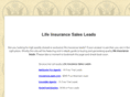 lifeinsurancesaleleads.com