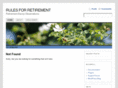 rulesforretirement.com