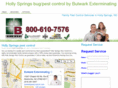 hollyspringspestcontrol.com