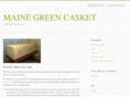 mainegreencasket.com