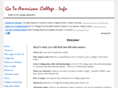 gotoamericancollege.info