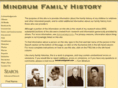 mindrumfamilyhistory.com