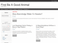 firstbeagoodanimal.com