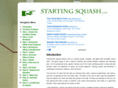 startingsquash.com