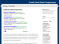 creditcarddebtforgiveness.org