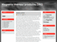 magnetic-therapy-products.org