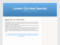 londoncityhotelspecials.com