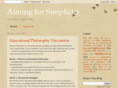 aimingforsimplicity.com